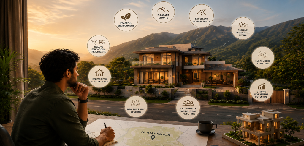 Why Kovaipudur is One of the Best Locations to Build a Luxury Villa